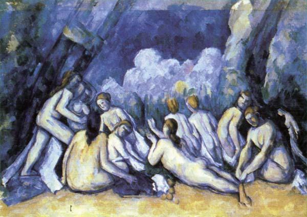 Paul Cezanne Les Grandes Baigneuses china oil painting image